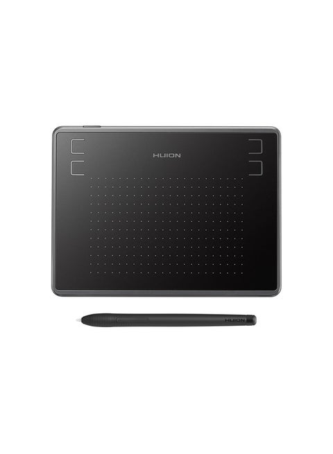 H430P Drawing Digital Portable Graphics Tablet With Pen Black