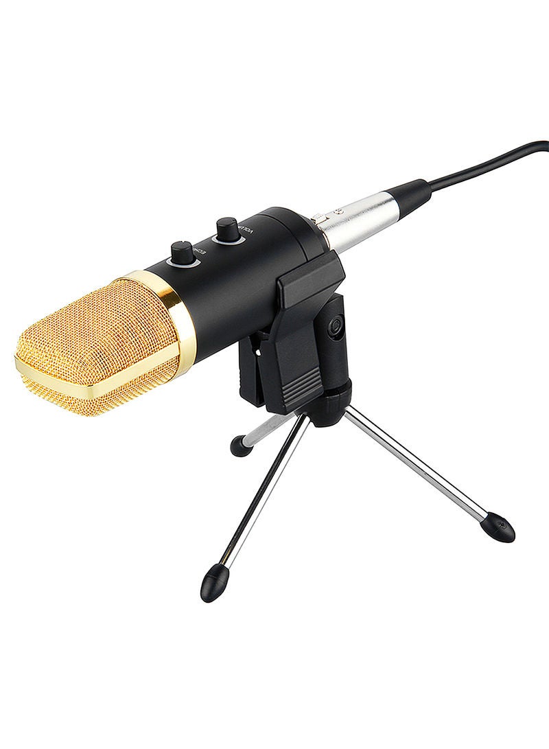 Professional Studio USB Condenser Microphone With Cardioid Studio Recording Mic Black - Image 1