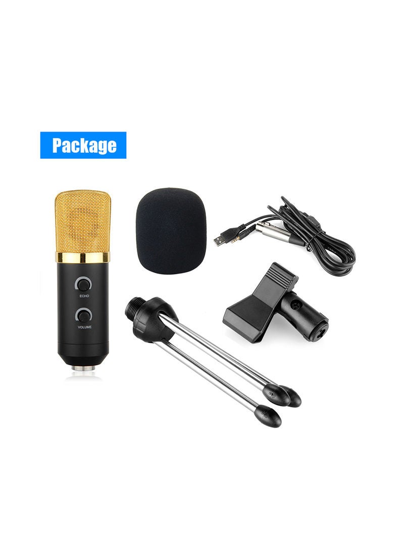 Professional Studio USB Condenser Microphone With Cardioid Studio Recording Mic Black - Image 2