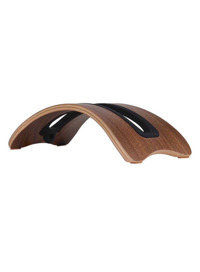 SAMDI - Wood Vertical Laptop Holder Stand Black - Image 1