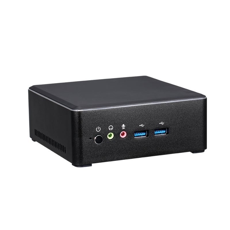 Generic - AMD Ryzen 3 2200U 8GB RAM M.2 NVNE SSD Radeon Vega Graphics Mini PC Black - Image 1
