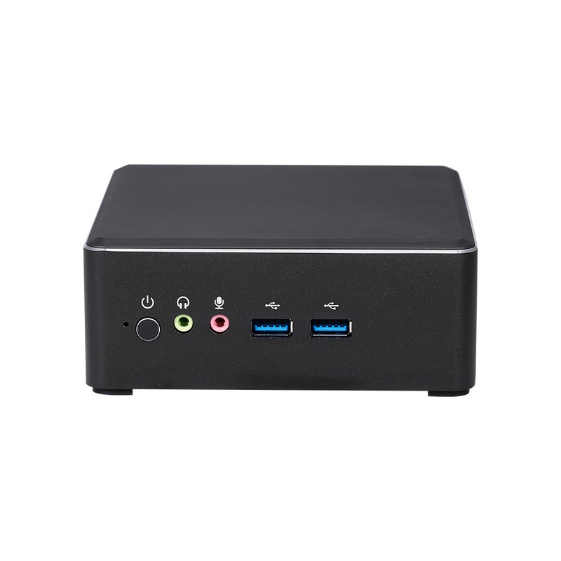 Generic - AMD Ryzen 3 2200U 8GB RAM M.2 NVNE SSD Radeon Vega Graphics Mini PC Black - Image 1