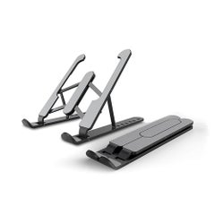 Generic Height Adjustable Laptop Stand Black  - Image 1