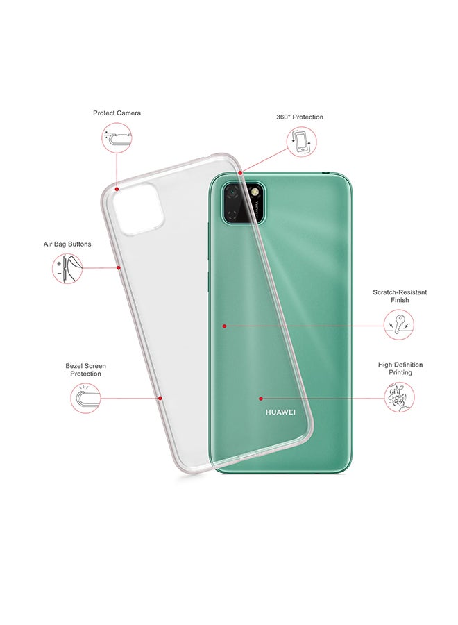 Stylizedd Protective Case Cover For Huawei Y5p Grey - Image 2
