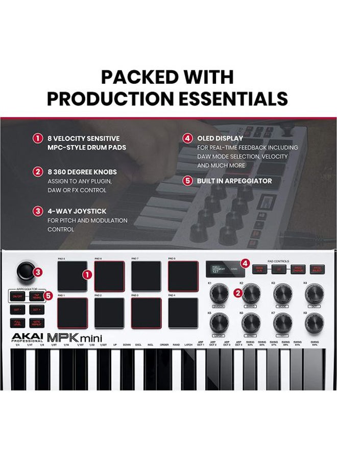MPK Mini MK3 -MIDI Keyboard White