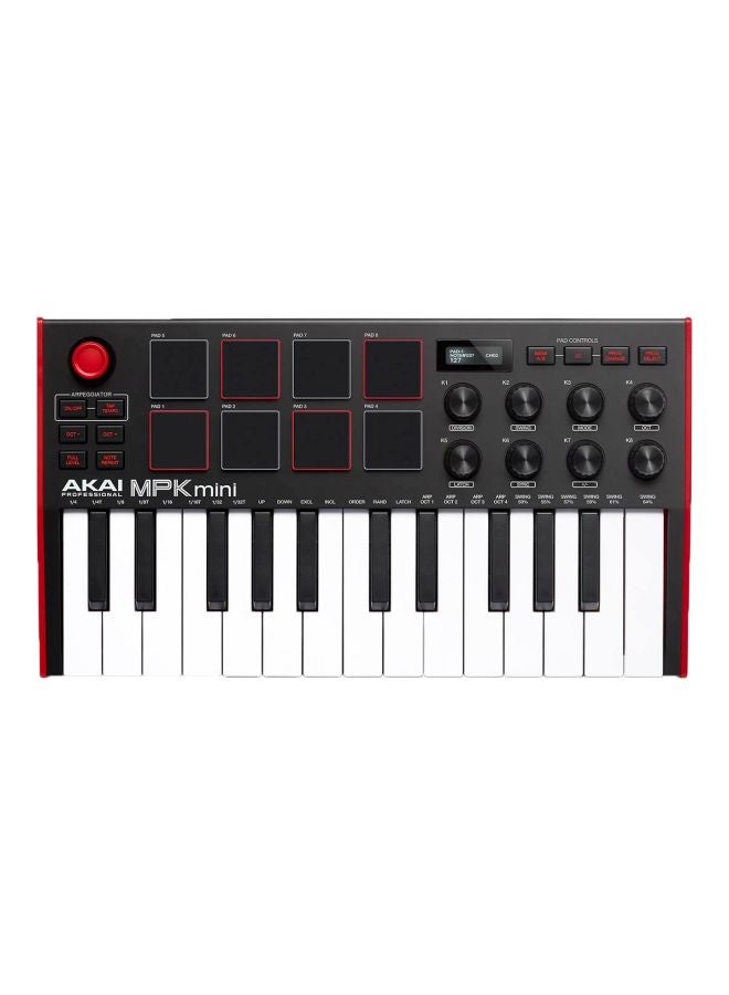 Akai Professional - MPK Mini 3 Mini Keyboard Controller Red - Image 1