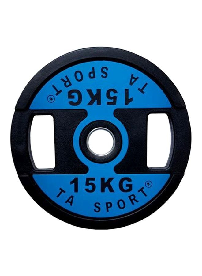 TA SPORTS Dual Grip Olympic Weight Plate 15kg  - Image 1