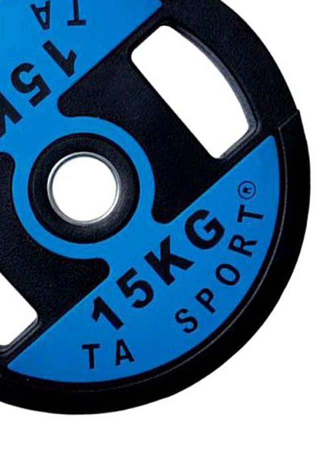 TA SPORTS Dual Grip Olympic Weight Plate 15kg  - Image 2