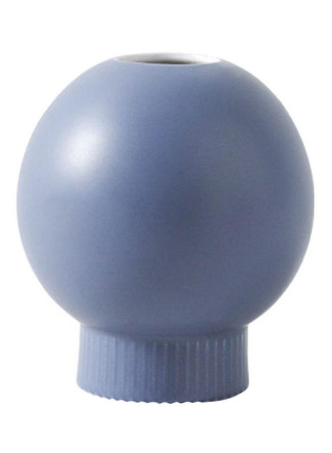 Beauenty Decorative Flower Vase Dark Blue 12x6cm  - Image 1