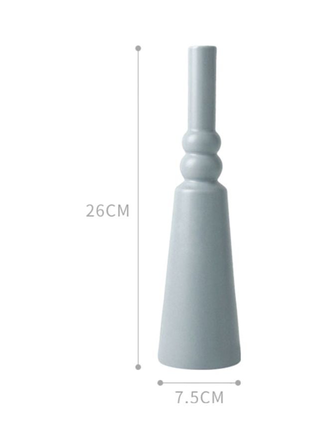Beauenty Decorative Flower Vase Blue 26x7.5cm  - Image 2