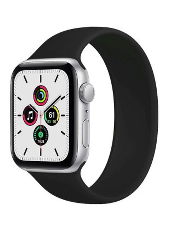 MARGOUN - Solo Loop Band For Apple Watch Series 6/SE 44 mm Black - Image 1