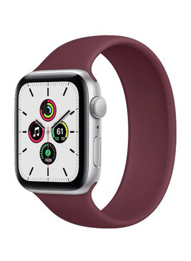 MARGOUN - Solo Loop Band For Apple Watch Series 6/SE 40 mm Maroon - Image 1