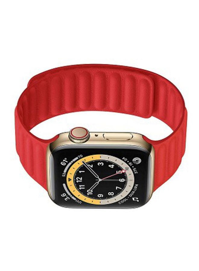 MARGOUN - Replacement Band For Apple Watch Series 6/SE 40mm Red - Image 1