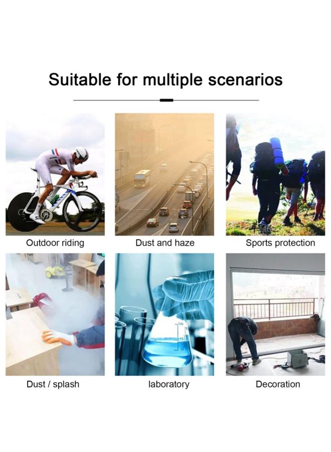 نظارة شمسية رياضية عصرية مناسبة للجنسين بعدسات واقية من الأشعة فوق البنفسجية UV400 15سم - Image 5