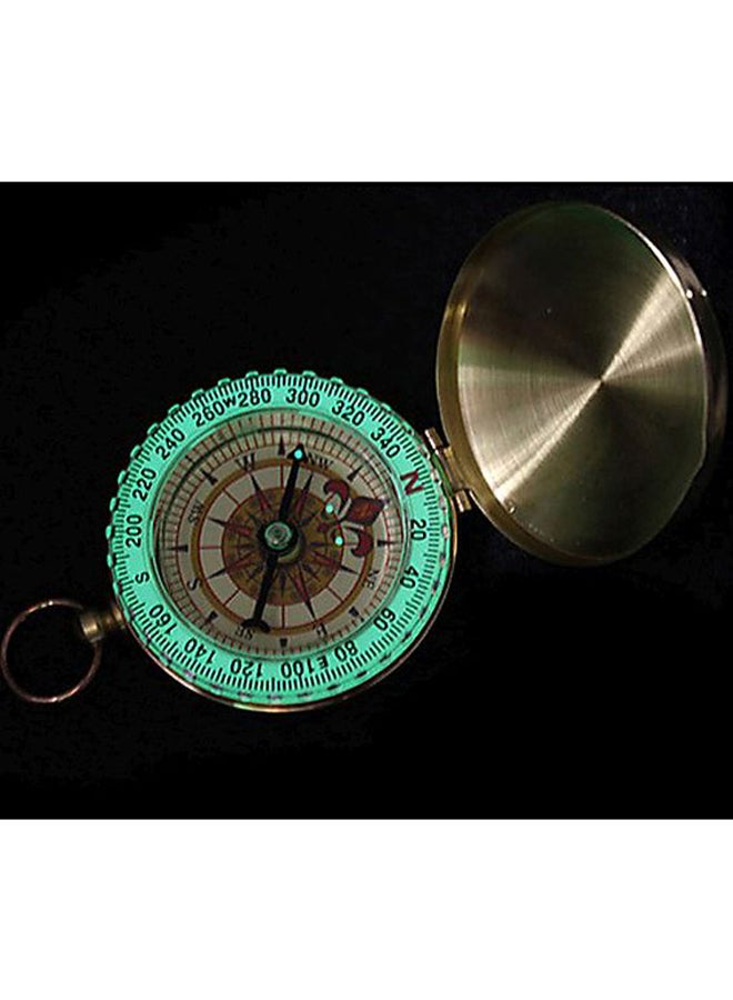 Luminous Pocket Watch Style Hiking Compass 5x5x1.5cm - Image 3