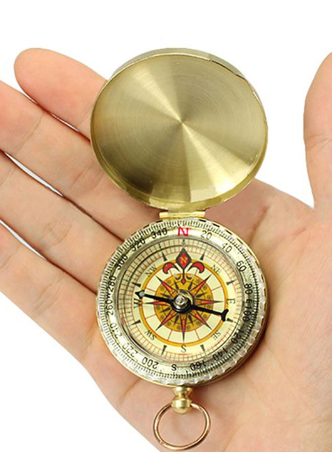 Luminous Pocket Watch Style Hiking Compass 5x5x1.5cm - Image 4