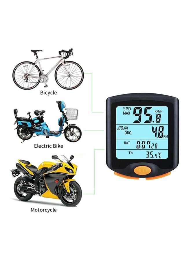 Generic Waterproof Bicycle Speedometer 2.17x1.81x0.71cm  - Image 4