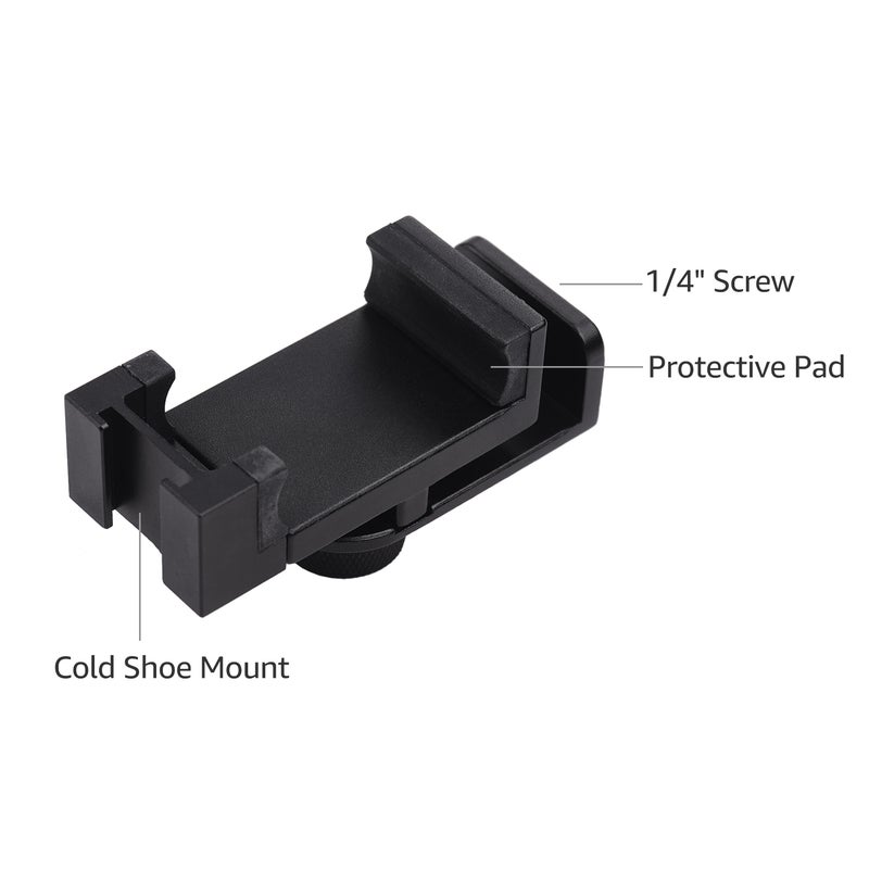 ANDOER Tripod Mount Adapter With Cold Shoe Mounting Black  - Image 4