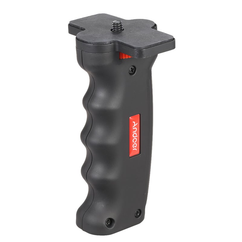 ANDOER 1/4-Inch Mini Universal Tripod and Monopod Grip Handle Black/Red - Image 3