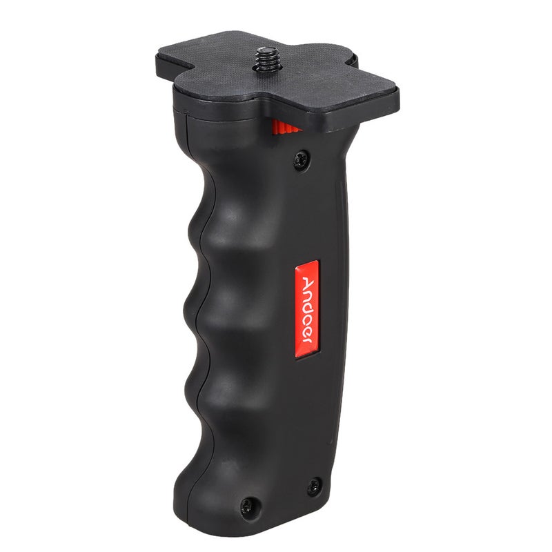 ANDOER 1/4-Inch Mini Universal Tripod and Monopod Grip Handle Black/Red - Image 4