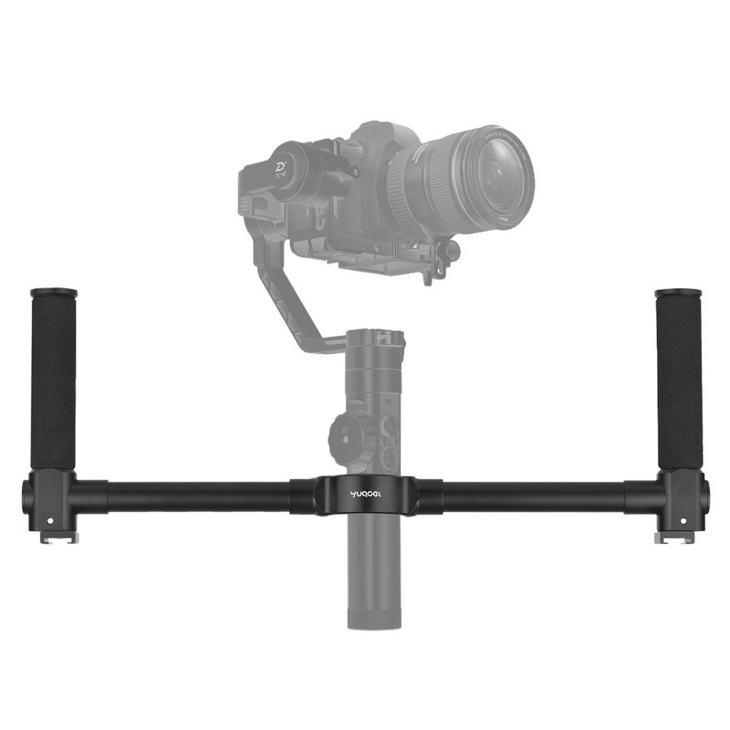 ANDOER - 3-Piece Dual Grip Bracket Handlebar Set Black - Image 1