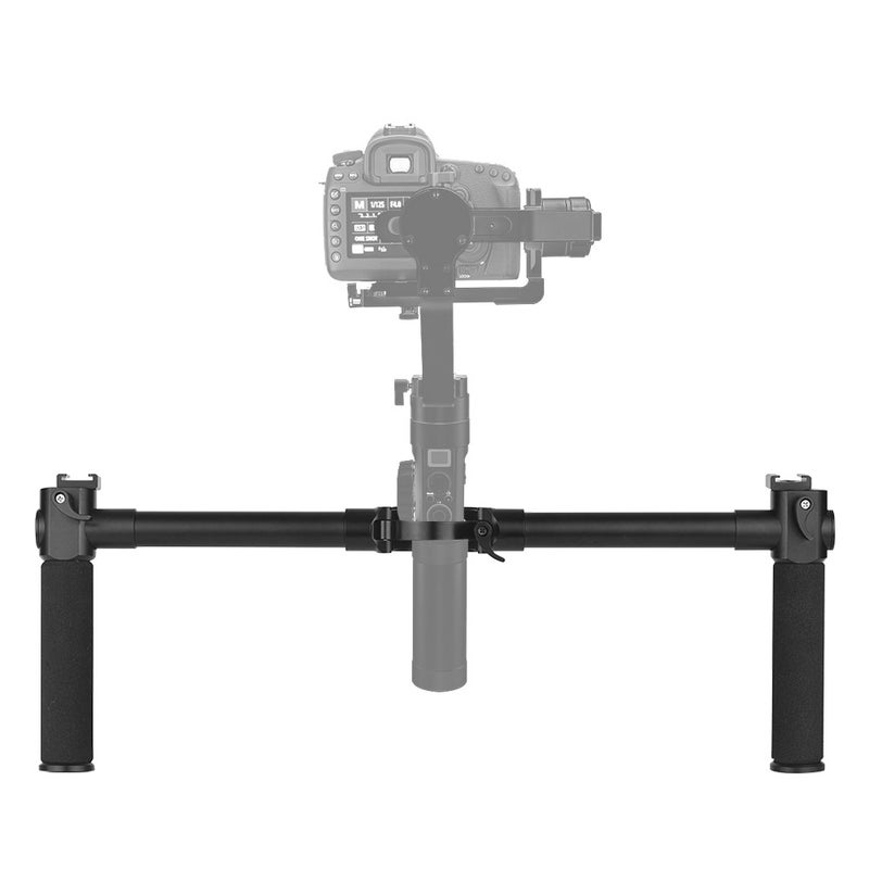 ANDOER - 3-Piece Dual Grip Bracket Handlebar Set Black - Image 1