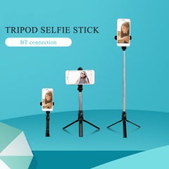 Generic Multi-functional Handheld Portable Selfie Stick Black  - Image 5