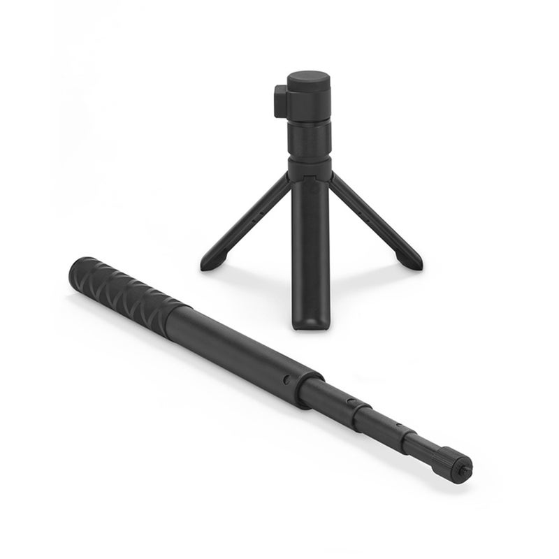 Photography Bullet Time Bundle Extension Rod Invisible Selfie Pole Folded Tripod Handle Black  - Image 1