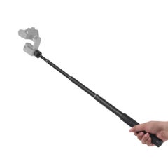 Generic Portable Handheld Adjustable Extension Pole Selfie Stick Black  - Image 1