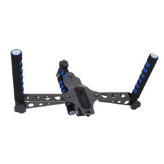 Generic Universal Multifunctional DSLR Filmmaking System Shoulder Mount Black/Blue  - Image 4