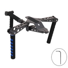 Generic Universal Multifunctional DSLR Filmmaking System Shoulder Mount Black/Blue  - Image 1