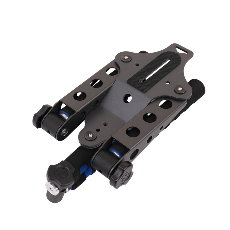 Generic - Universal Multifunctional DSLR Filmmaking System Shoulder Mount Black/Blue - Image 1
