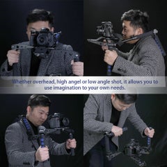 Generic Universal Multifunctional DSLR Filmmaking System Shoulder Mount Black/Blue  - Image 2