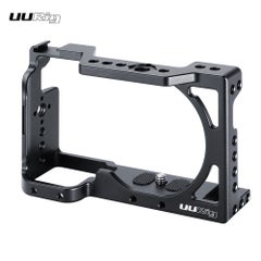 Generic Camera Stabilizer Special Vlog Housing Cage with Cold Shoe Black  - Image 1