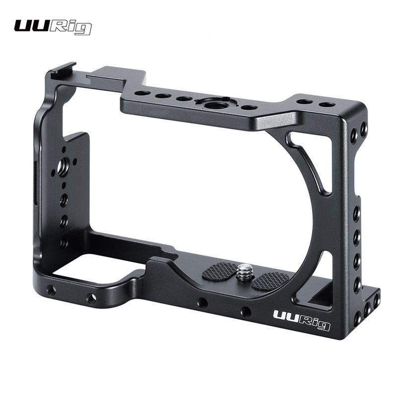 Camera Stabilizer Special Vlog Housing Cage with Cold Shoe Black  - Image 1