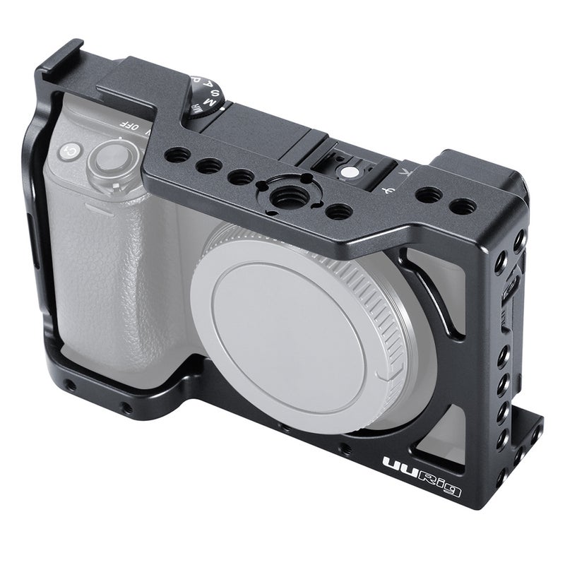 Camera Stabilizer Special Vlog Housing Cage with Cold Shoe Black  - Image 3