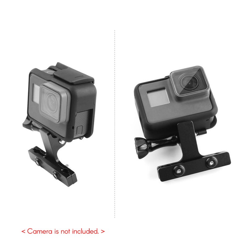 CNC Aluminum Alloy Bicycle Saddle Rail Mount Black  - Image 2