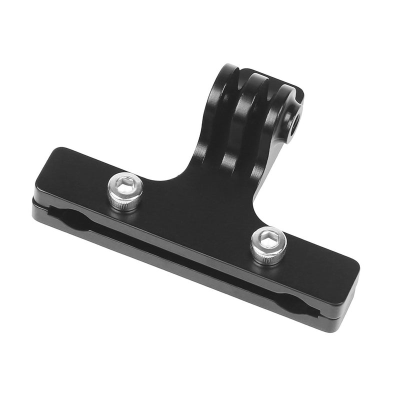 CNC Aluminum Alloy Bicycle Saddle Rail Mount Black  - Image 5