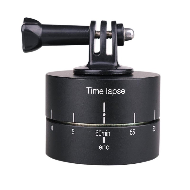 360 Degree Rotatable Tripod Head Black - Image 1