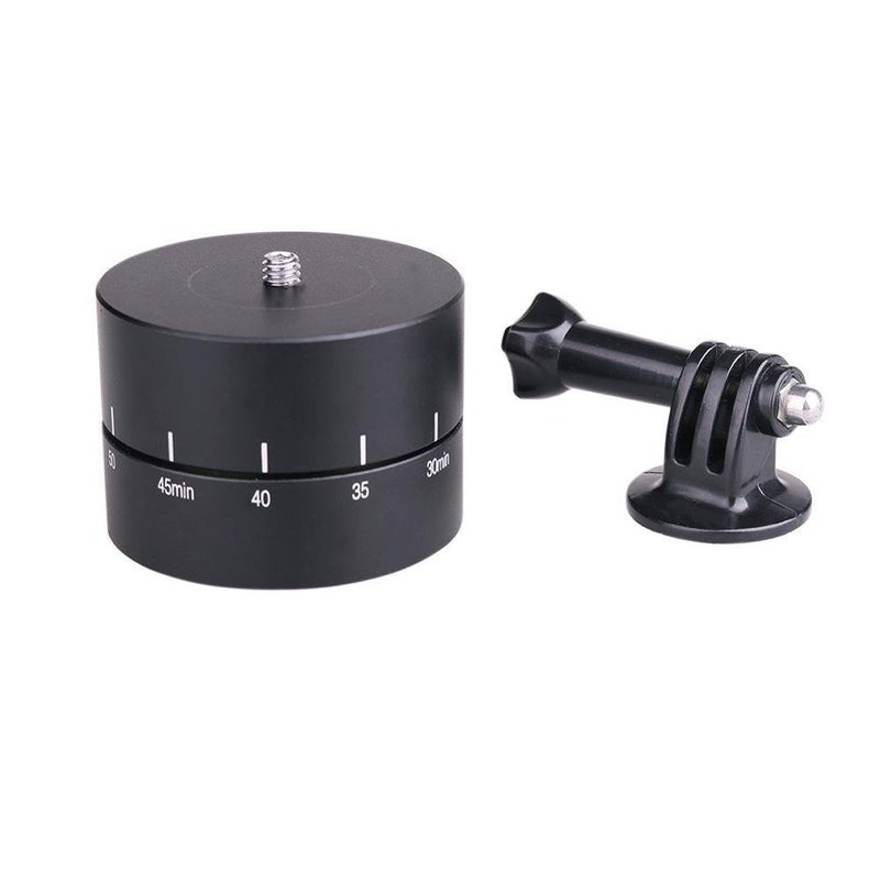 360 Degree Rotatable Tripod Head Black - Image 2