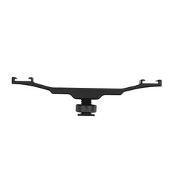 Generic Cold Shoe Mount Extension Dual Bracket Black  - Image 4