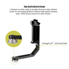 Generic DF Digitalfoto Universal L Bracket With Cold Shoe Mount Black  - Image 5
