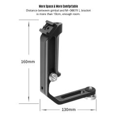 Generic DF Digitalfoto Universal L Bracket With Cold Shoe Mount Black  - Image 3