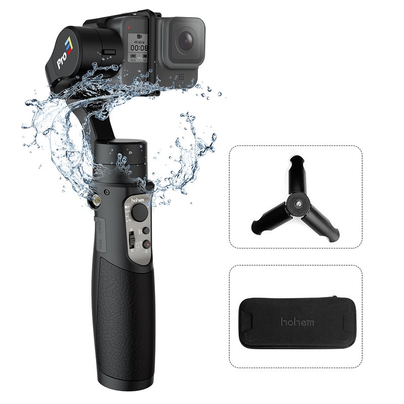 Generic - Hohem Isteady Pro 3 Handheld 3-Axis WiFi Gimbal Stabilizer Black - Image 1