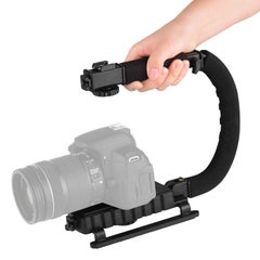 Generic Foldable C Shaped Handheld Action Stabilizer Black  - Image 2