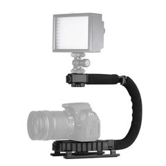 Generic Foldable C Shaped Handheld Action Stabilizer Black  - Image 5