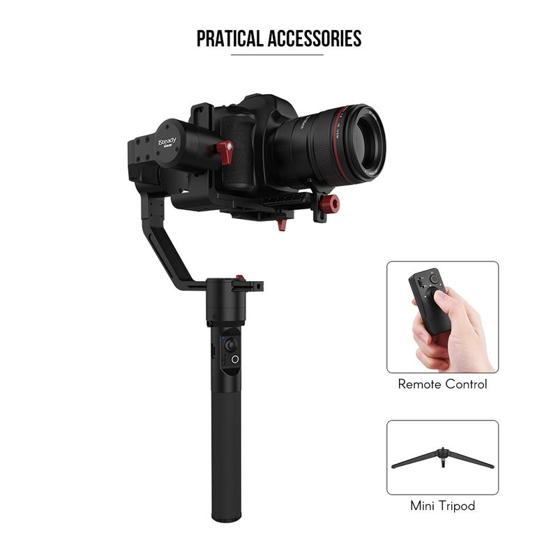 Hohem iSteady Gear 3-Axis Handheld Gimbal Stabilizer Black  - Image 3