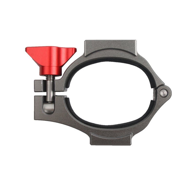 Expansion Bracket Clip Holder with 2 Hot Shoe Mounts Red/Grey  - Image 5