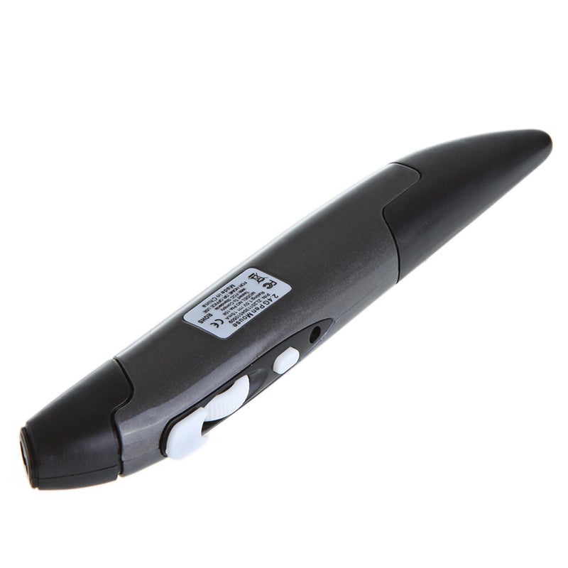 Generic - Laptop and Desktop Wireless Mouse Black and Gray - Image 1