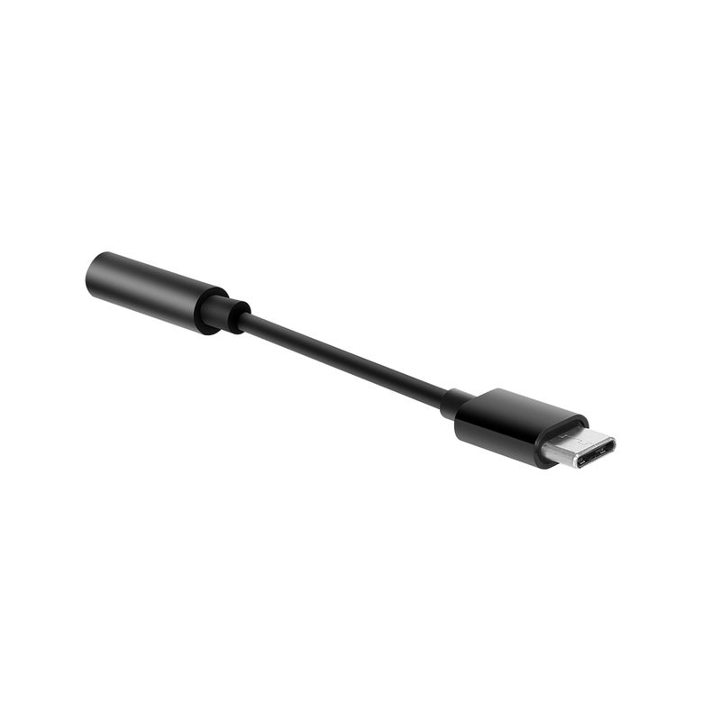 Generic Type-C to 3.5mm Earphone Adapter Black  - Image 3